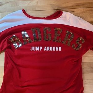 Victoria’s Secret pink wisconsin badgers shirt